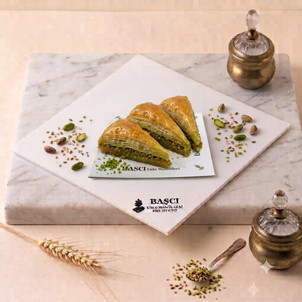 Antep Fıstıklı Havuç Dilim Baklava